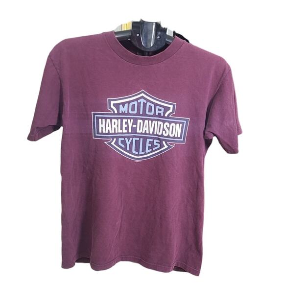Vintage Harley Davidson Shirt 1990's North Tonawanda Made in USA Size M - Picture 1 of 10